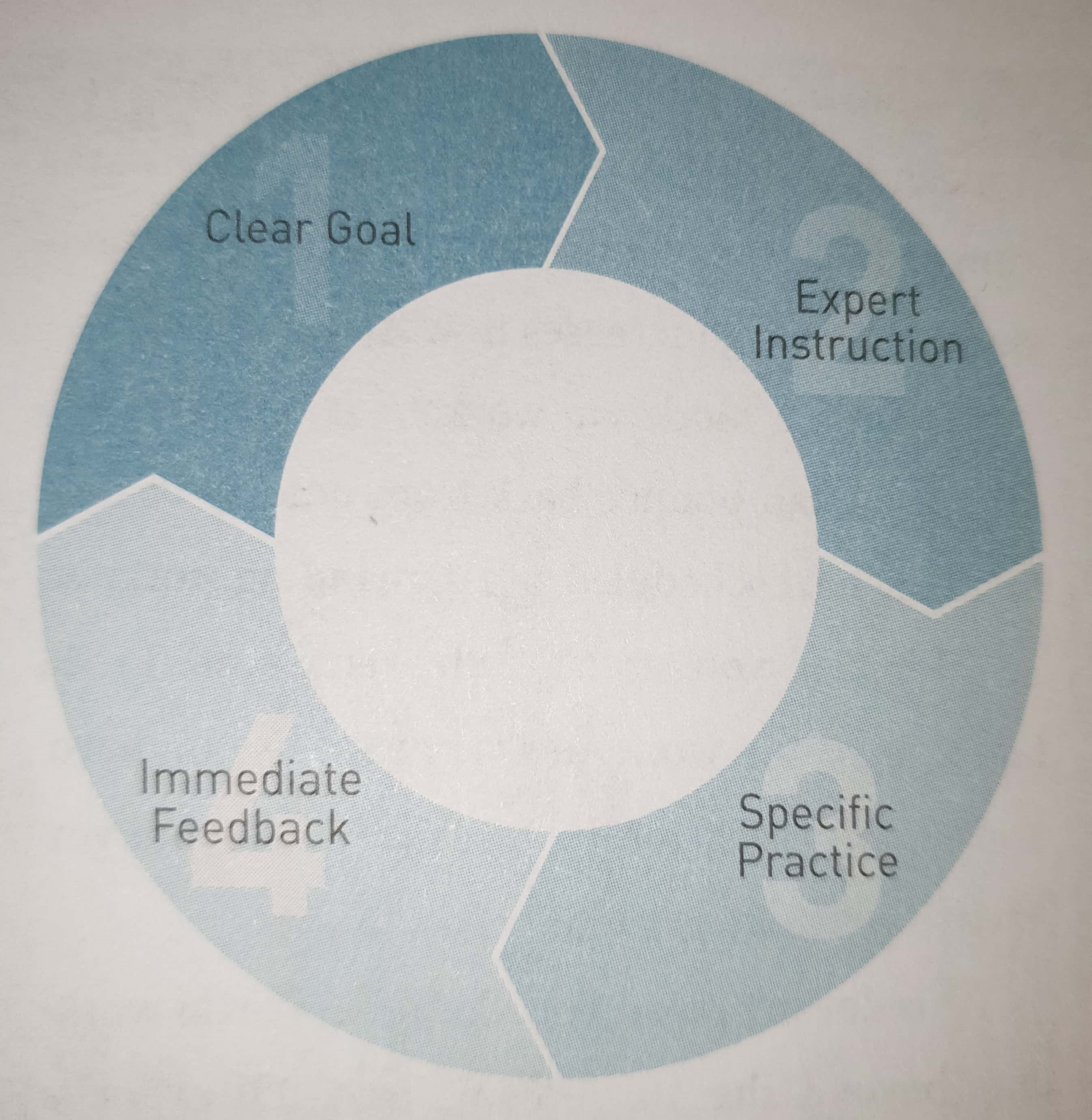 Clear Goal 
Immediate 
Feedback 
Expert 
Instruction 
Specific 
Practice 
